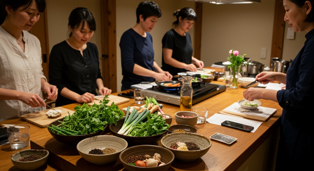 A yakuzen cooking class
