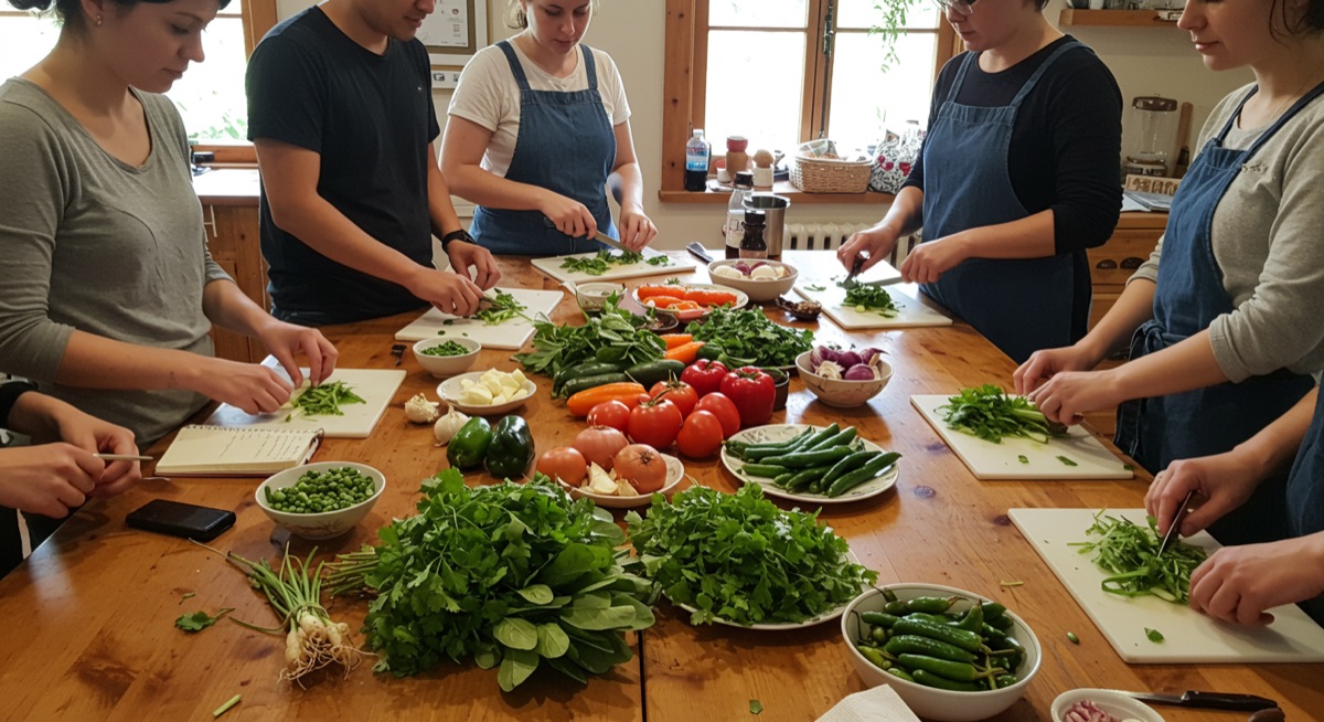 A yasai yakuzen cooking class